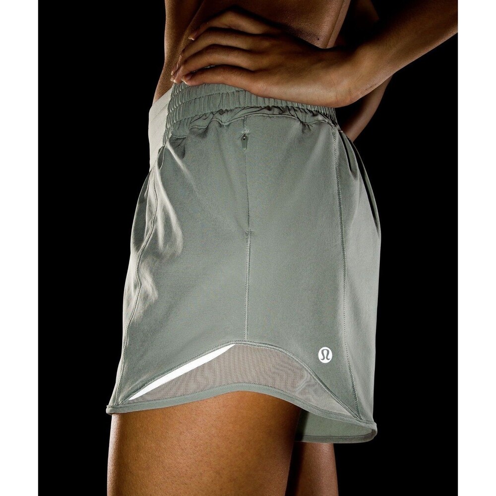 NWT Lululemon Hotty Hot High-Rise Lined Short 4" Jade Green Women’s Size 10